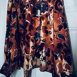 Worthington Multicolor Abstract Blouse